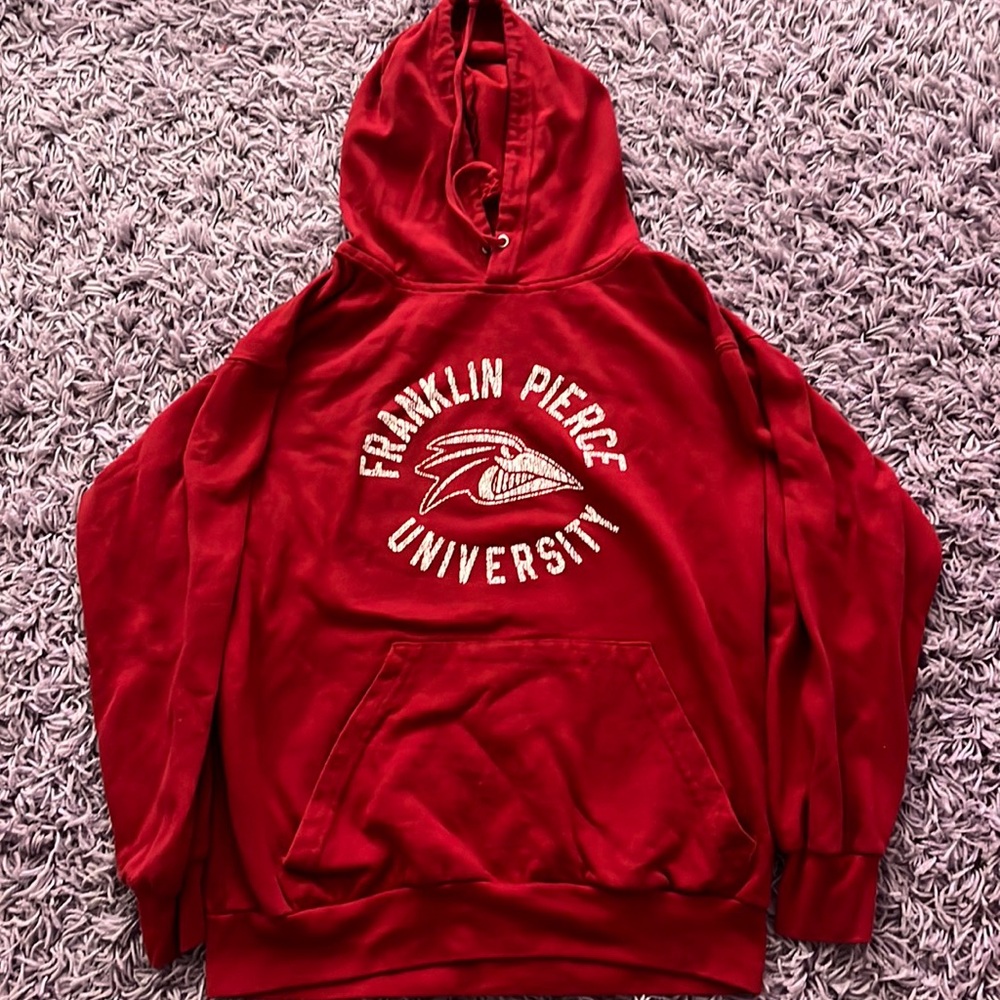 Red women’s sports hoodie